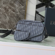 DIOR サドル スリーインワン ショルダーバッグ オブリーク メンズ 23×16×6cm