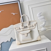 HERMES バーキン 25 カーゴ キャンバス×スウィフト レディース 25×20×13cm