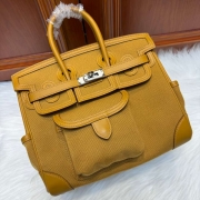HERMES バーキン 25 カーゴ キャンバス×スウィフト レディース 25×20×13cm