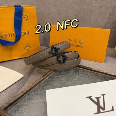 LV レディース ベルト フラワーグラム 20mm