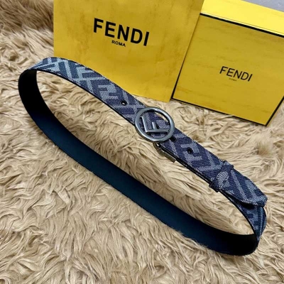 フェンディ メンズ ベルト FF 3.5cm