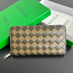 BOTTEGA VENETA イントレチャート ロングウォレット メンズ 19×10×2cm