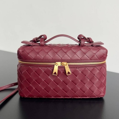 BV ショルダーバッグ レザー ポーチ 化粧ポーチ 22×12.5×5cm