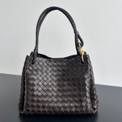 BV ショルダーバッグ レザー ハンドバッグ パラシュート 30×26×20cm