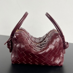 BV ショルダーバッグ レザー ハンドバッグ ループ 19×12×9cm