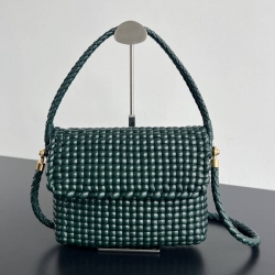 BV ショルダーバッグ レザー ハンドバッグ スウィング 25×19×6cm