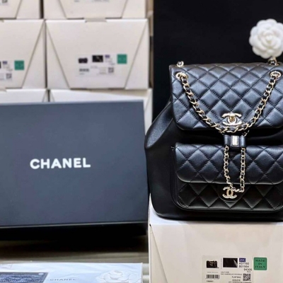 シャネル スタイル デュマ ラージ リュック サイズ：22×25×18cm