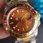 ROLEX GMTマスター II 16713 茶金ベゼル 2813改良 コピー