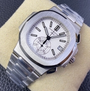PATEK PHILIPPE 5980/1A-019 PPF製 ノーチラス クロノグラフ ホワイト
