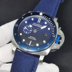 PANERAI PAM01289 サブマーシブル クアランタクアトロ ESteel ブルー 2024新品