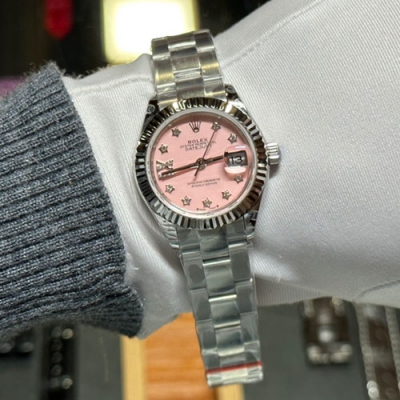 ROLEX 279174 デイトジャスト 28mm ピンク IXダイヤ 2671搭載 2024最新