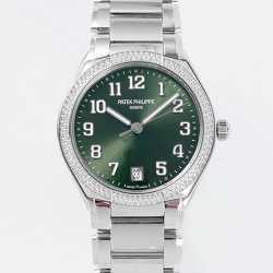 PATEK PHILIPPE 7300/1200A-011 PPF製 トゥエンティ4 オリーブグリーン レディース