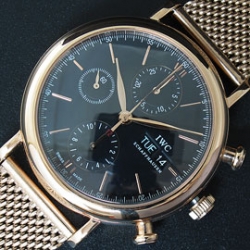 IWC ポルトフィーノ クロノグラフ ASAIN 7750 自動巻き