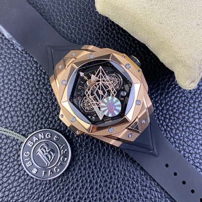 HUBLOT 418.OX.1108.RX.MXM19 ビッグバン ウニコ サンブルーII キングゴールド 最高級