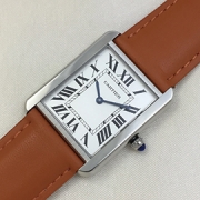 CARTIER タンクソロ 24mm クォーツ ホワイト文字盤 鏡面仕上げ 品質良好