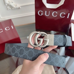 グッチ メンズ ベルト 回転式GG 3.8cm