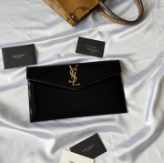 YSL クラッチバッグ カーフレザー レディース 27×16×2cm