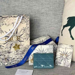 DIOR カードケース カーフレザー レディース 10.5×7.5×2.5cm