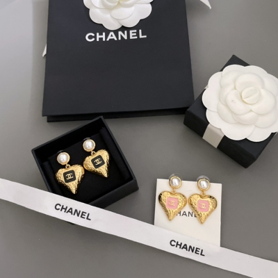 シャネル スタイル ピアス ハート