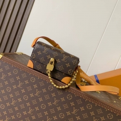 LOUIS VUITTON スティーマー ミニ モノグラム ショルダーバッグ メンズ 18×11×6.5cm