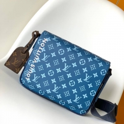 LOUIS VUITTON ディストリクト メッセンジャーバッグ ダミエインフィニ メンズ 26×20×7cm