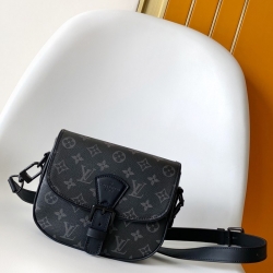 LOUIS VUITTON モンソー メッセンジャーバッグ モノグラムマカサル メンズ 20×17×7cm