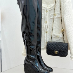 【CHANEL】25Aロングブーツレディース