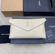 YSL クラッチバッグ ラムスキン レディース 29.5×18×4.5cm