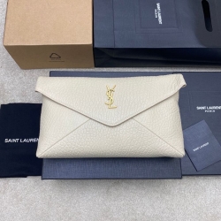 YSL クラッチバッグ ラムスキン レディース 29.5×18×4.5cm