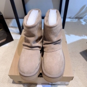 【UGG】雪国ブーツフォールディングブーツウールブーツレディース