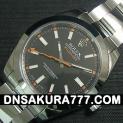 ROLEX ミルガウス Swiss 2836-2搭載 竜頭一段引き