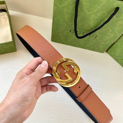 グッチ メンズ ベルト GGマーモント 3.8cm