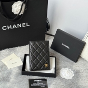 CHANEL パスポートケース カーフレザー ユニセックス 14.5×10.5×2cm