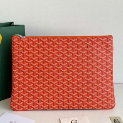 GOYARD MGM クラッチバッグ コットンキャンバス ユニセックス 37×26×1.5cm
