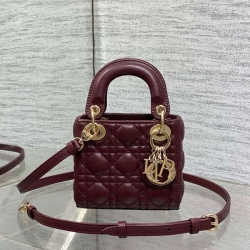 ディオール ハンドバッグ レディディオール 12×10×5cm