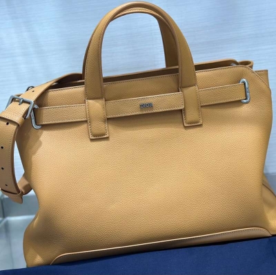 DIOR ノルマンディー トートバッグ カーフレザー メンズ 42×27.5×17cm