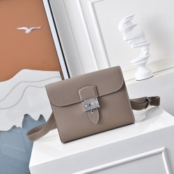 HERMES サックアデペッシュ 21 カラーブロック トートバッグ ユニセックス 21×17×4cm