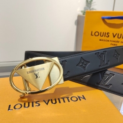 LV メンズ ベルト 自動バックル 35mm