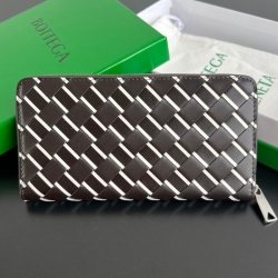 BOTTEGA VENETA イントレチャート ロングウォレット メンズ 19×10×2cm