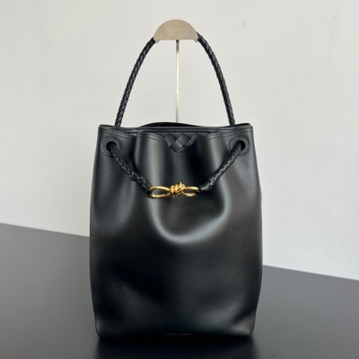 BV ショルダーバッグ レザー ハンドバッグ アンディアーモ 34×24×12cm