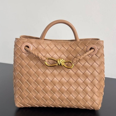 BV ショルダーバッグ スエード ハンドバッグ アンディアーモ 25×22×10.5cm