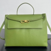 BV ショルダーバッグ レザー ハンドバッグ チャオチャオ 42×32×15cm