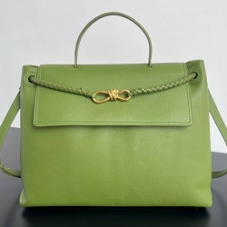 BV ショルダーバッグ レザー ハンドバッグ チャオチャオ 42×32×15cm