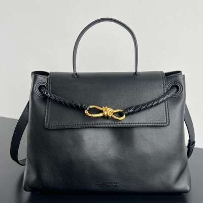 BV ショルダーバッグ レザー ハンドバッグ チャオチャオ 34×26×15cm