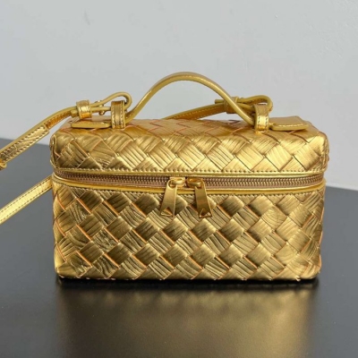 BV ショルダーバッグ レザー ポーチ 化粧ポーチ 22×12.5×5cm