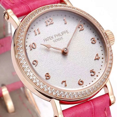 PATEK PHILIPPE 7200/200R-001 カラトラバ ローズゴールド ベゼルダイヤ 長期保証