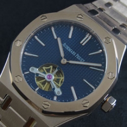 AUDEMARS PIGUET ロイヤルオーク ブルービスケットテクスチャー メンズ腕時計