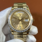 ROLEX M228398TBR デイデイト 40mm ゴールド コピー