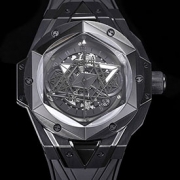 HUBLOT ビッグバン 418.CX.1114.RX.MXM20 パートナーシップ サンブルーII オールブラック 世界限定200本