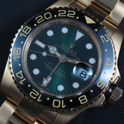ROLEX GMTマスター 14Kイエローゴールド メンズコピー